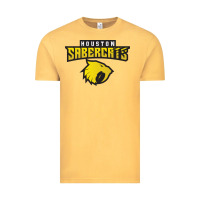 Vintage Mustard houston sabercats rugby Vintage Tee - linhVisuals
