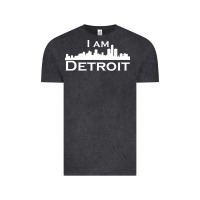 Vintage Black I Am Detroit Vintage Tee - linhVisuals
