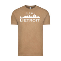 Vintage Coffee I Am Detroit Vintage Tee - linhVisuals