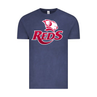 Vintage Denim queensland reds rugby Vintage Tee - linhVisuals