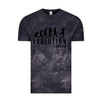 Cloud Black soccer evolution Vintage Tee - linhVisuals