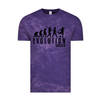 Cloud Purple soccer evolution Vintage Tee - linhVisuals