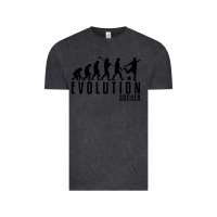 Vintage Black soccer evolution Vintage Tee - linhVisuals
