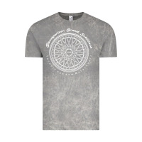 Cloud Rock BBS Wheel Vintage Tee - linhVisuals