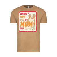 Vintage Camel australian shepherd mom t  shirt living that dog mom life australian s Vintage Tee - linhVisuals