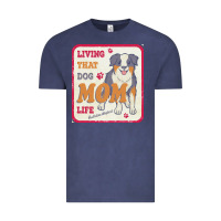 Vintage Denim australian shepherd mom t  shirt living that dog mom life australian s Vintage Tee - linhVisuals