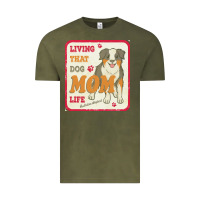 Vintage Olive australian shepherd mom t  shirt living that dog mom life australian s Vintage Tee - linhVisuals