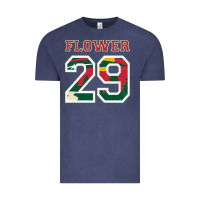 Vintage Denim flower 29 wild goalie fleury minnesota pro ice hockey design Vintage Tee - linhVisuals