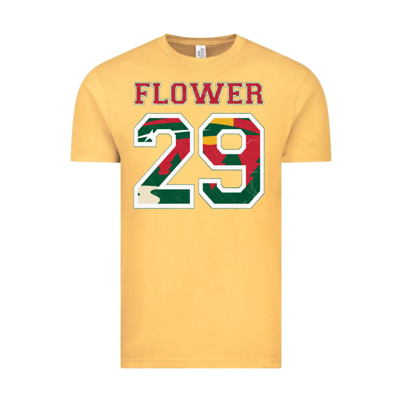 Flower 29 Wild Goalie Fleury Minnesota Pro Ice Hockey Design Vintage Tee by linhVisuals | Teevron