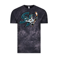 Cloud Black the barracuda san jose Vintage Tee - linhVisuals