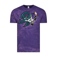 Cloud Purple the barracuda san jose Vintage Tee - linhVisuals
