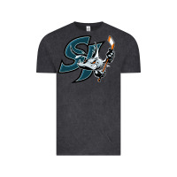 Vintage Black the barracuda san jose Vintage Tee - linhVisuals