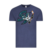 Vintage Denim the barracuda san jose Vintage Tee - linhVisuals