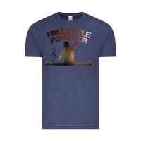 Vintage Denim freestyle dj 80s electronic dance music great concert Vintage Tee - linhVisuals