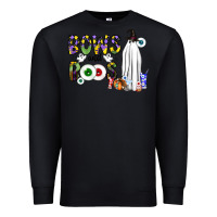 Black Bows and Boos Y'all Premium Sweatshirt - CowhideDigitalArt