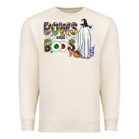 Sandshell Bows and Boos Y'all Premium Sweatshirt - CowhideDigitalArt