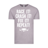 Vintage Zinc funny drone racing design men women drone pilot rc racers Vintage Tee - linhVisuals