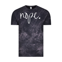 Cloud Black funny nope Vintage Tee - linhVisuals