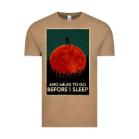 Vintage Coffee hiking and miles to go before i sleep Vintage Tee - linhVisuals