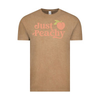 Vintage Coffee just peachy retro 70s georgia peaches summer fruit Vintage Tee - linhVisuals