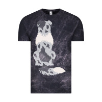 Cloud Black australian shepherd Vintage Tee - linhVisuals