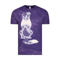 Cloud Purple australian shepherd Vintage Tee - linhVisuals