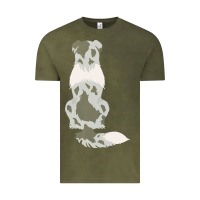 Vintage Olive australian shepherd Vintage Tee - linhVisuals