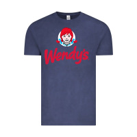 Vintage Denim wendys restaurant Vintage Tee - linhVisuals