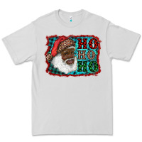 Dove Grey african american santa ho ho ho Premium Tee - RanaPortraitStore