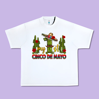 My 1st Cinco De Mayo Urban Heavy Tee Designed By Texasbilliewilder