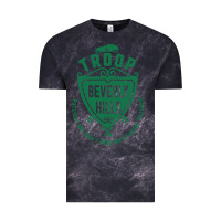 Cloud Black troop beverly hills single color Vintage Tee - linhVisuals