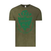 Vintage Olive troop beverly hills single color Vintage Tee - linhVisuals
