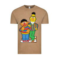 Vintage Coffee bert and ernie Vintage Tee - linhVisuals