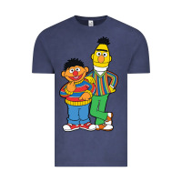 Vintage Denim bert and ernie Vintage Tee - linhVisuals