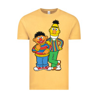 Vintage Mustard bert and ernie Vintage Tee - linhVisuals