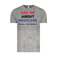 Cloud Rock ask me about medicare final expense Vintage Tee - linhVisuals