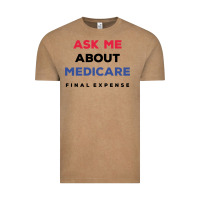 Vintage Coffee ask me about medicare final expense Vintage Tee - linhVisuals