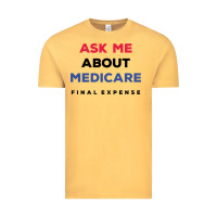 Vintage Mustard ask me about medicare final expense Vintage Tee - linhVisuals