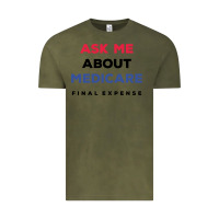 Vintage Olive ask me about medicare final expense Vintage Tee - linhVisuals