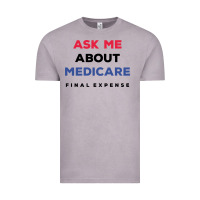 Vintage Zinc ask me about medicare final expense Vintage Tee - linhVisuals