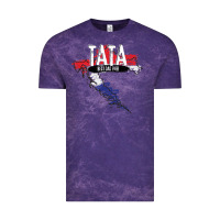 Cloud Purple mens tata croatian father croatia bester papa father's day Vintage Tee - linhVisuals