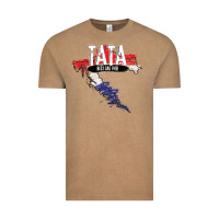 Vintage Coffee mens tata croatian father croatia bester papa father's day Vintage Tee - linhVisuals