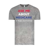 Cloud Rock ask me about medicare final expense Vintage Tee - linhVisuals
