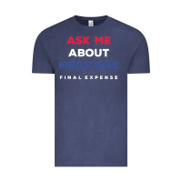 Vintage Denim ask me about medicare final expense Vintage Tee - linhVisuals