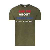 Vintage Olive ask me about medicare final expense Vintage Tee - linhVisuals