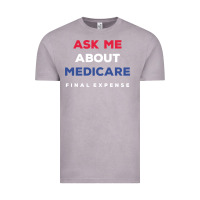 Vintage Zinc ask me about medicare final expense Vintage Tee - linhVisuals
