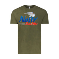 Vintage Olive mens natty daddy dad bod light humor beer lover father's day Vintage Tee - linhVisuals