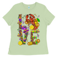 Matcha Love Crawfish Mardi Gras Ladies Tee - BundleAndBundleShop