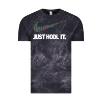 Cloud Black just hodl it Vintage Tee - linhVisuals