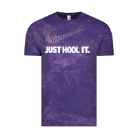 Cloud Purple just hodl it Vintage Tee - linhVisuals